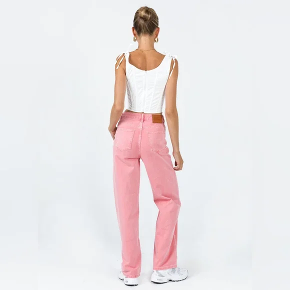 Princess Polly Regina mom denim jeans size 12 - Picture 2 of 5